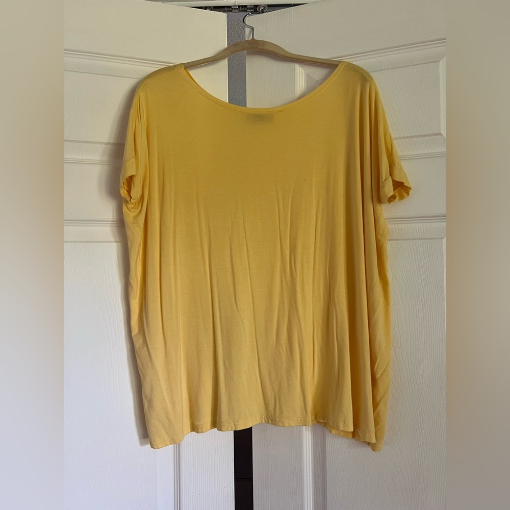 Piko 1988 Sunny Yellow Short Sleeve Top